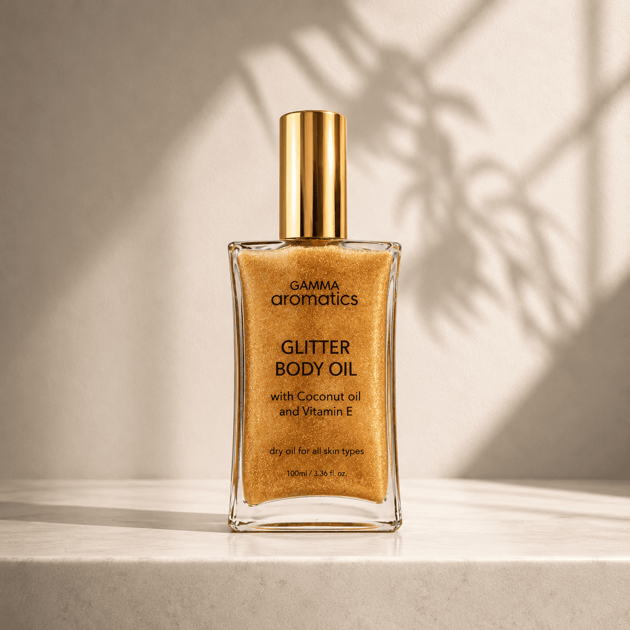 GLITTER BODY OIL 50ML – GOLD