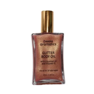 GLITTER BODY OIL 50ML - ROSE