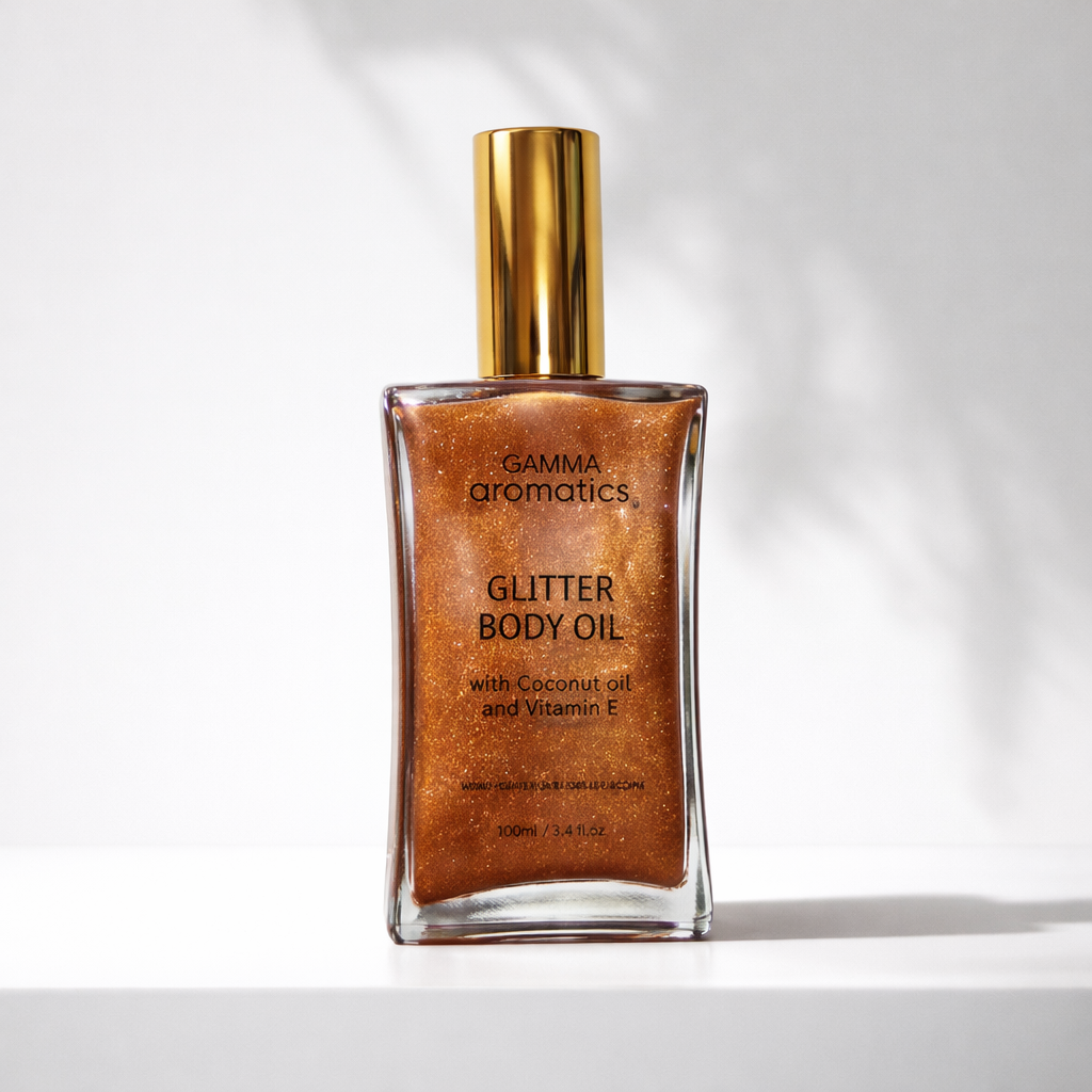 GLITTER BODY OIL 50ML - BRONZE