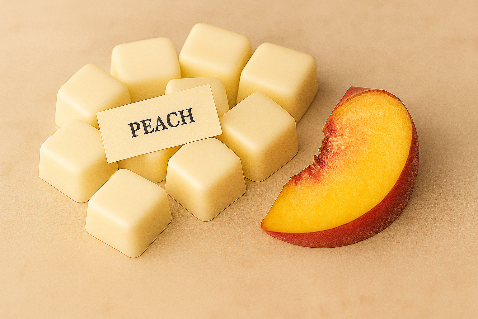 ΡΟΔΑΚΙΝΟ - WAX MELT ΑΠΟ ΚΕΡΙ ΣΟΓΙΑΣ