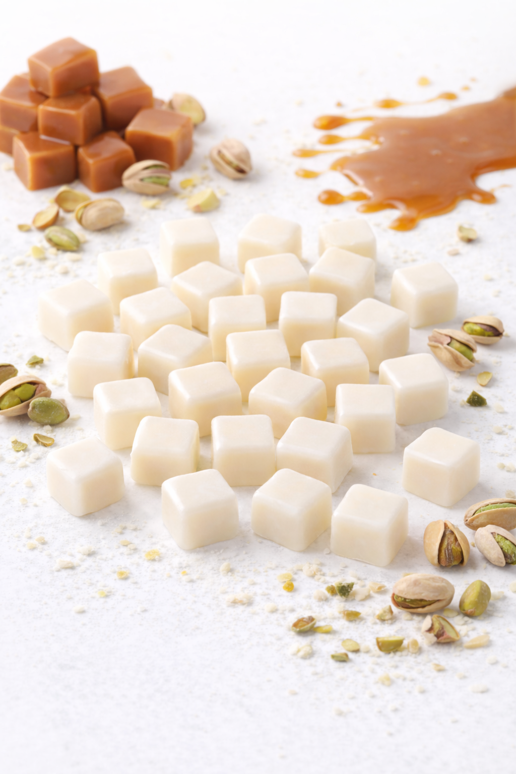 ΚΑΡΑΜΕΛΑ - ΦΙΣΤΙΚΙ - WAX MELT ΑΠΟ ΚΕΡΙ ΣΟΓΙΑΣ